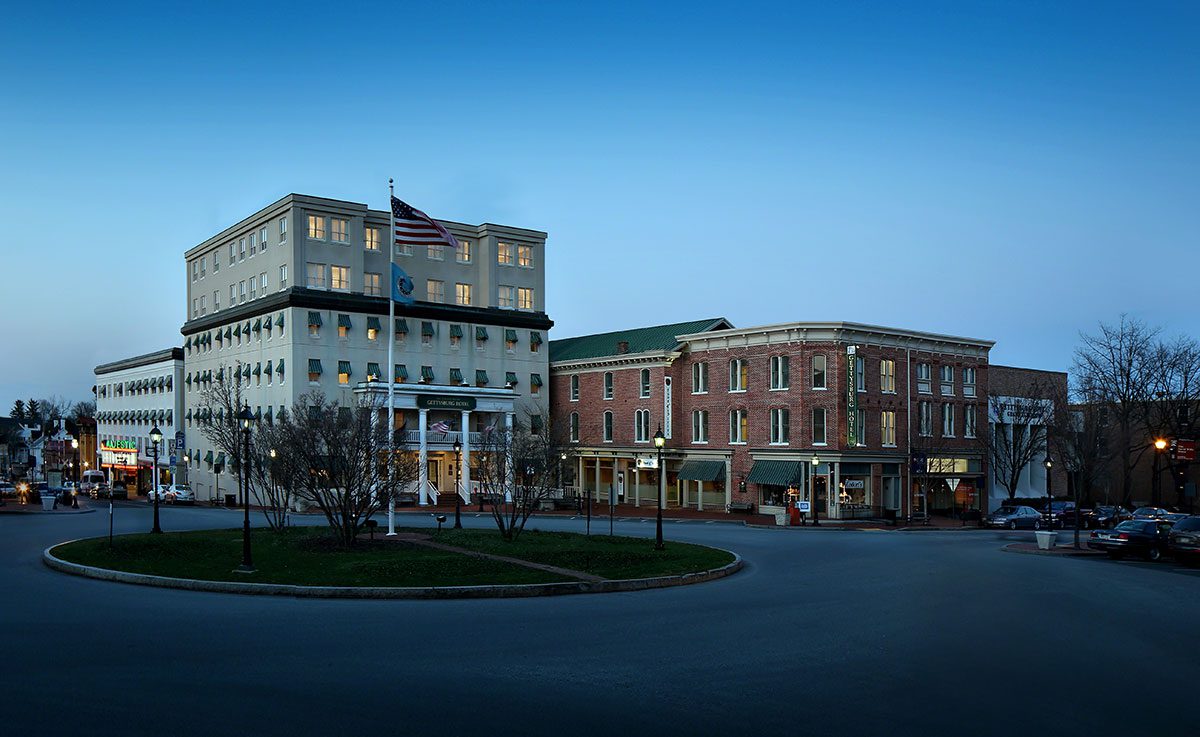 Exterior view of Gettysburg Hotel